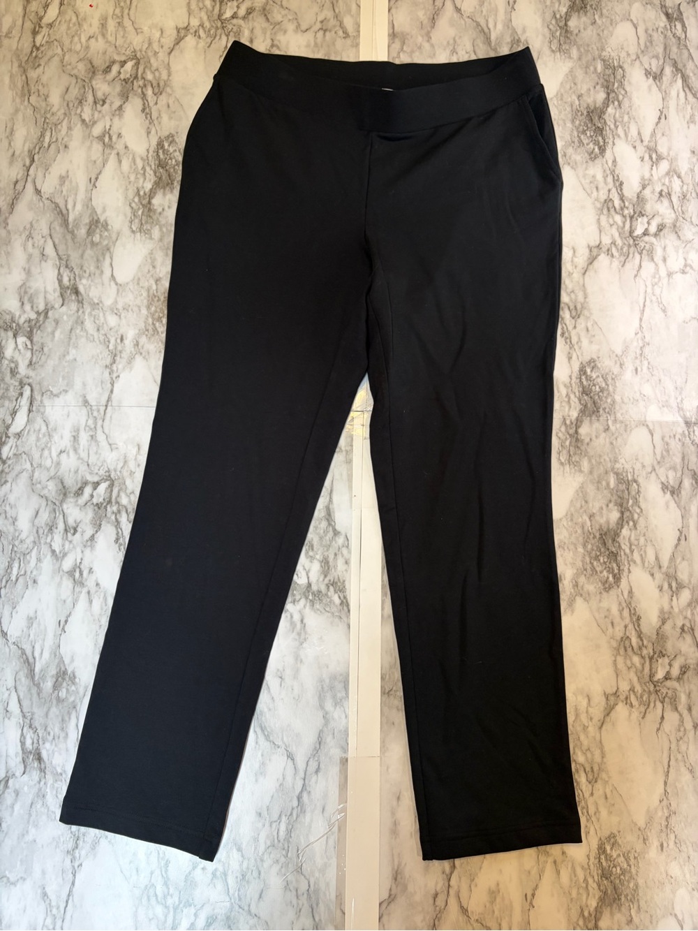pure jill black pants Size M petite NEW WITH TAG
